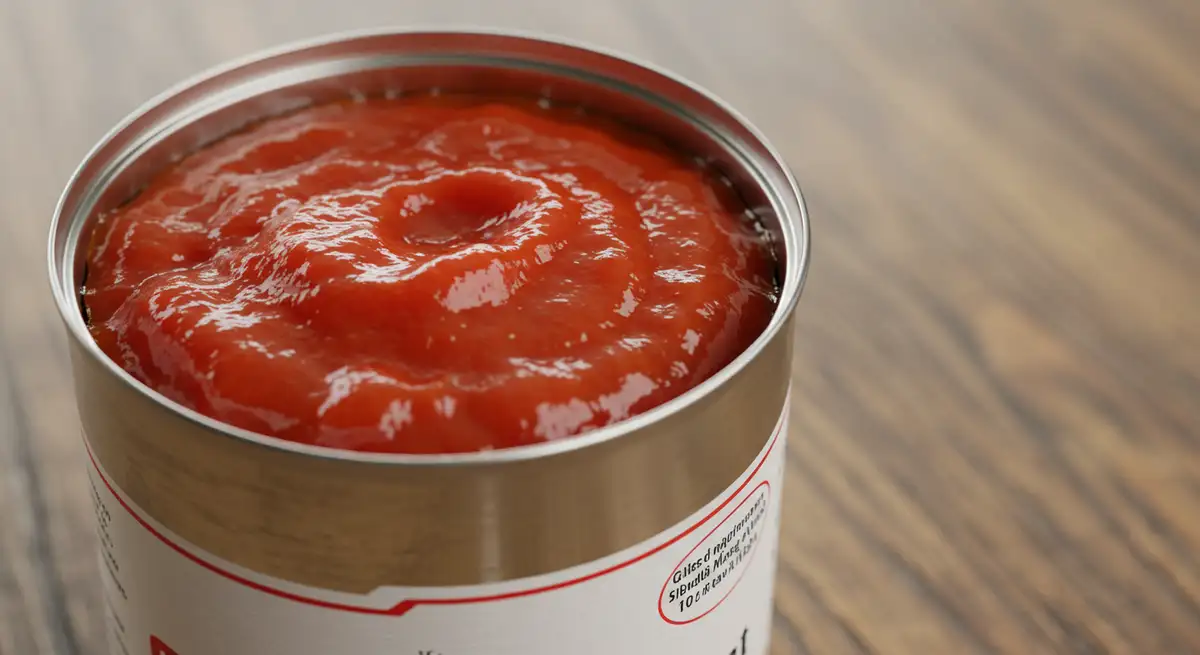 canned tomato sauce